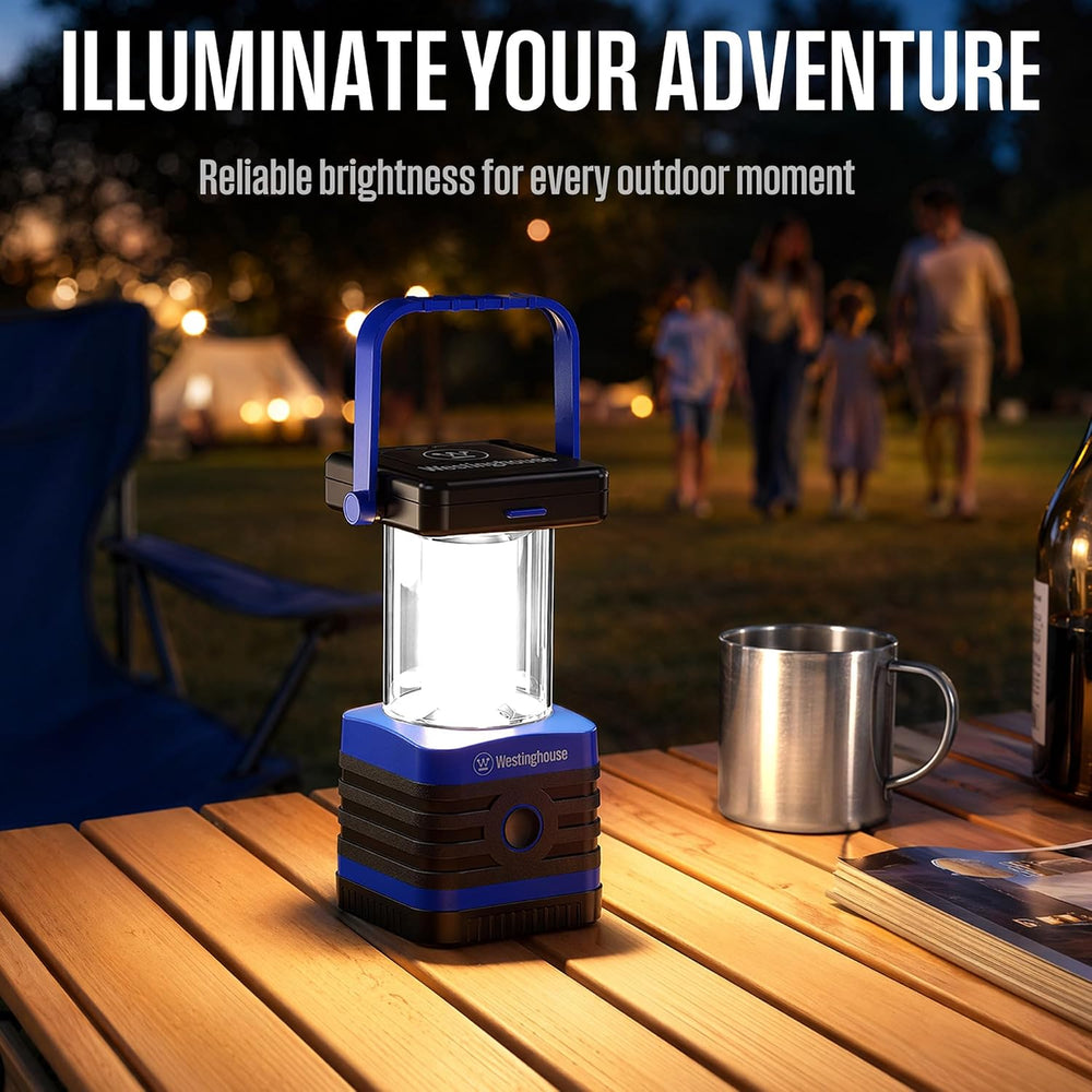 Solar Rechargeable Camping Lantern, 1000 Lumen LED Lantern, 5 Lighting Modes,...