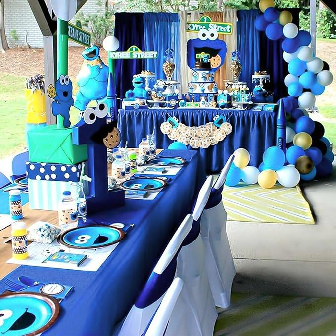 10 Pack Royal Blue Tablecloth 60 x 126 Inch Polyester Table Cloth for 8 Ft Rectangle Tables, Stain and Wrinkle Resistant Washable Table Cover for Kitchen Wedding Banquet Restaurant Party