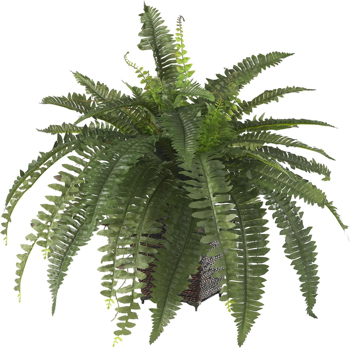 nearly natural 23 in artificial boston fern with shown in use