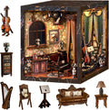 Spilay Book Nook Kit for Adults, Vintage DIY Miniature House Kit