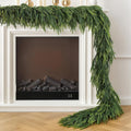 Alupssuc 2PCS 6FT Christmas Garland, Gradient Greenery Norfolk Pine Garland