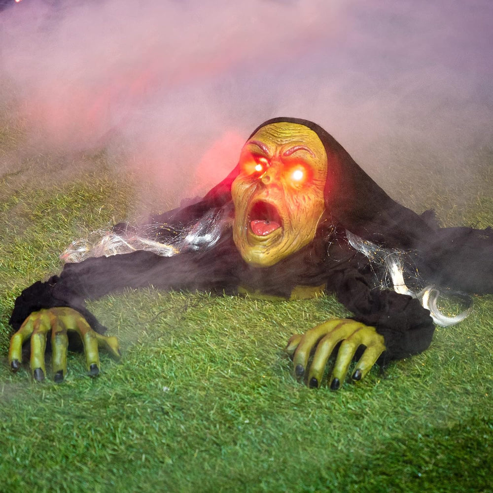 JOYIN Halloween Decoration Outdoor Zombie Groundbreaker, Halloween Outside Zo...