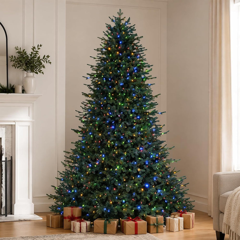 Hykolity 7.5ft Premium Prelit Christmas Tree Extra Full 5773 Realistic Tips