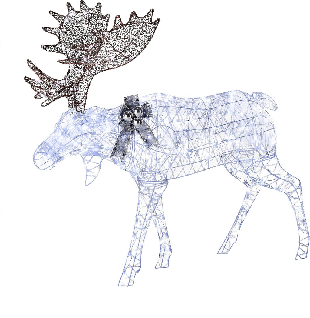 National Tree Company 50in Pre-Lit Majestic Moose Christmas Decoration