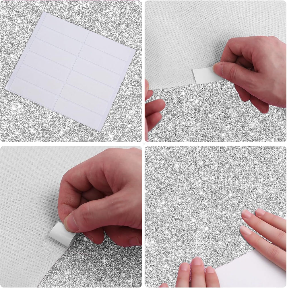 Glitter Carpet Runner for Party -200 GSM Thickness Non-Woven Fabric Runner Ru...