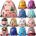 Sweetude 24 Pcs Christmas Nutcracker Drawstring Bags 12 Designs Gift,Cute