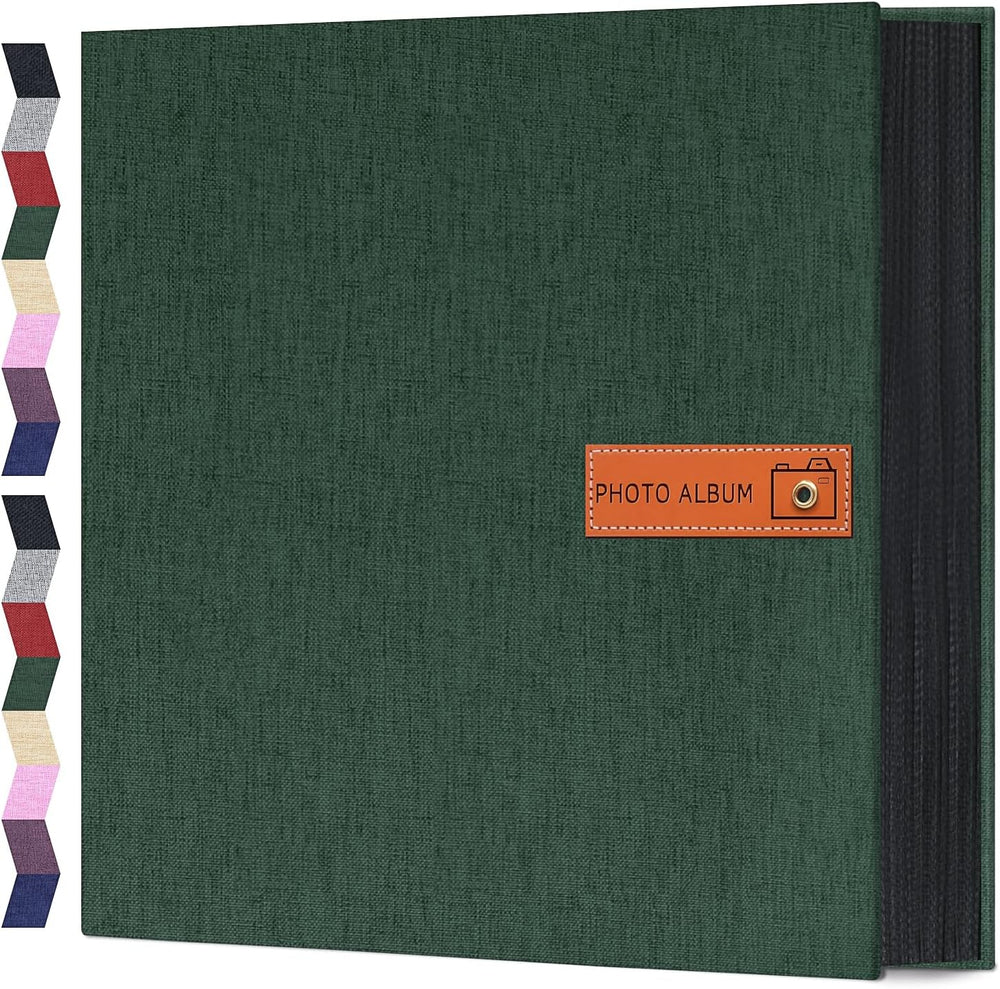Popotop 4x6 Photo Album 600 Pictures, Linen Hardcover, Reinforced Spine