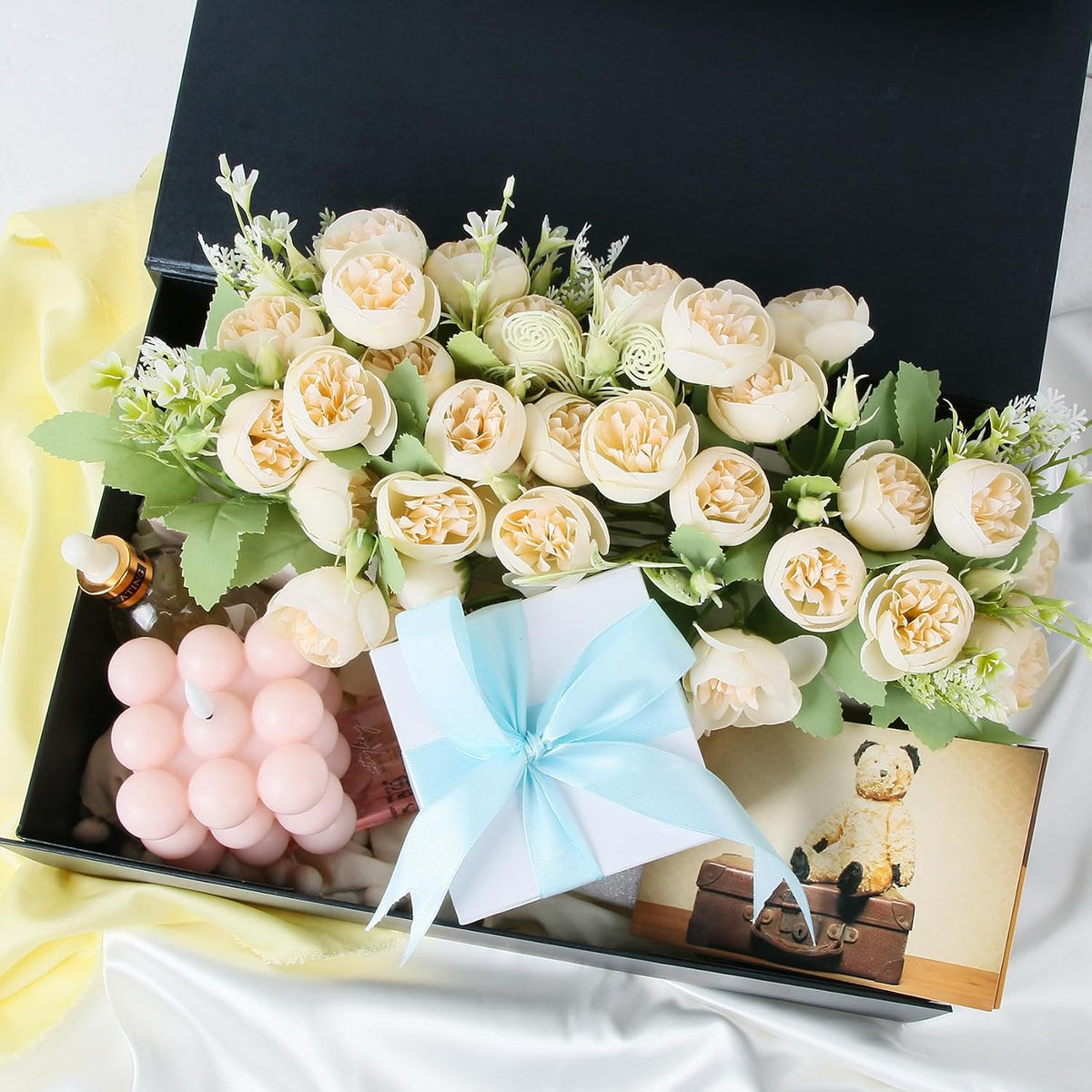 aimyoo galaxy black magnetic gift boxes with lids on a desk or shelf