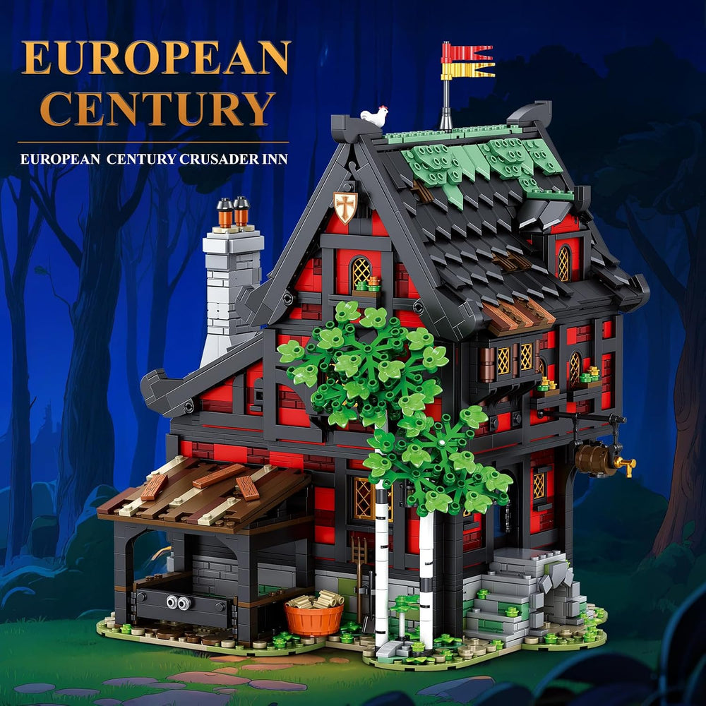 Reobrix Medieval Inn Building Set 66017, European Century Tavern for Home&amp...
