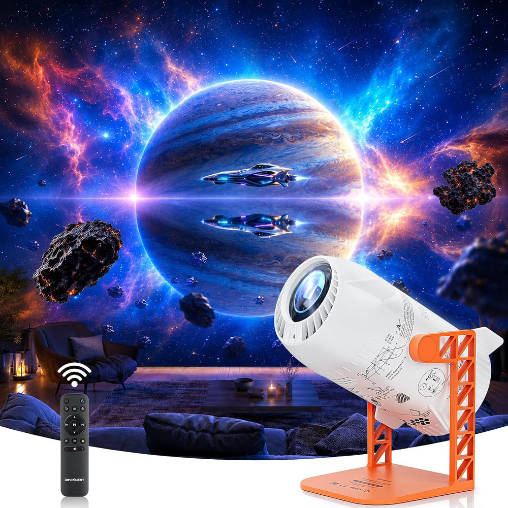 3D Galaxy Ocean Projector, HD Star Projector with 100+ Scenes for Bedroom