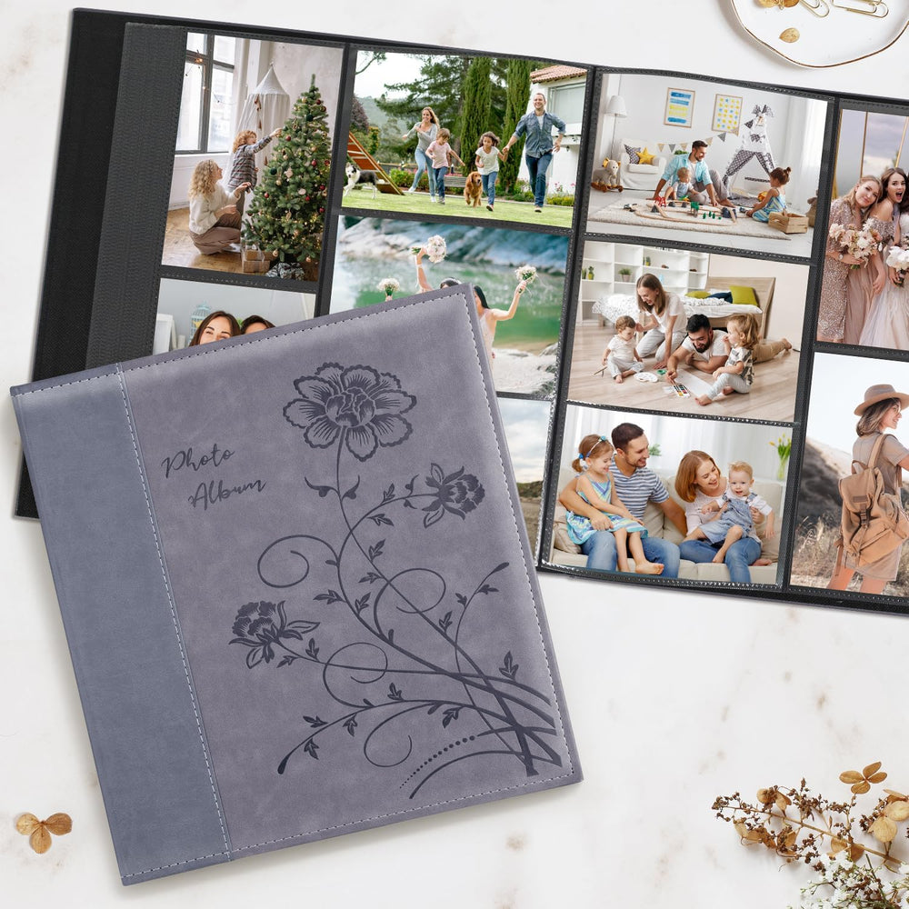 Artmag Photo Album 4x6 1000 Photos, Large Capacity Wedding Family Leather Cov...