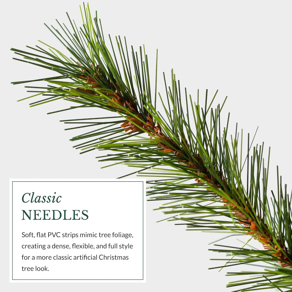 Balsam Hill Norwegian Grand Fir - Traditional Slim Artificial Christmas Tree ...