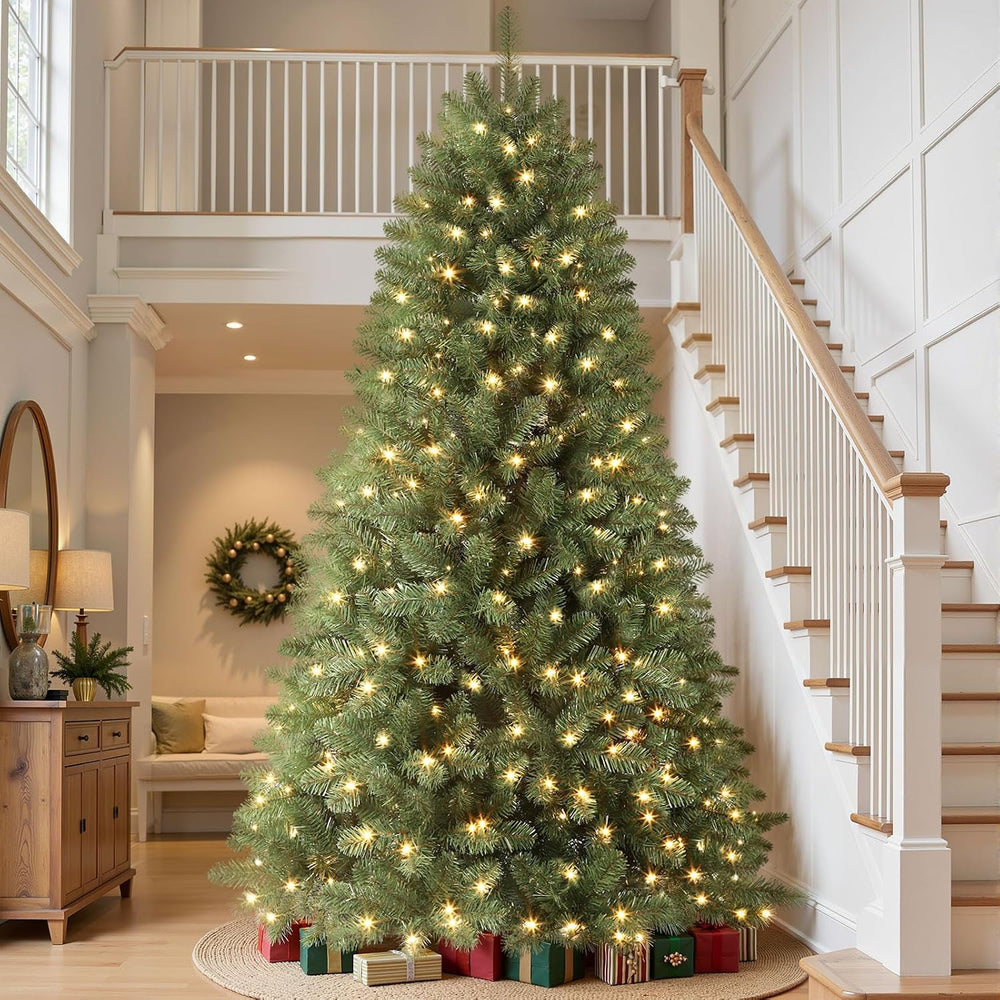 SHareconn 6.5ft Prelit Artificial Classic Spruce Christmas Tree