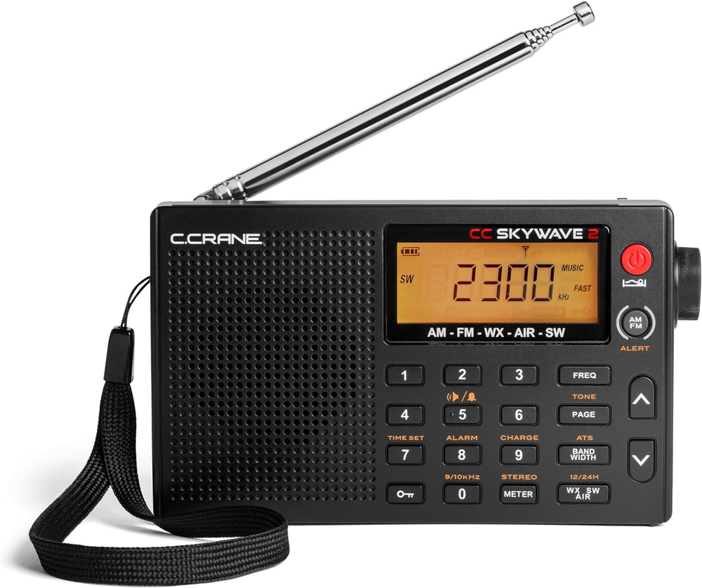 C. Crane CC Skywave 2 AM, FM, Shortwave, NOAA Weather + Alert, VHF Aviation B...