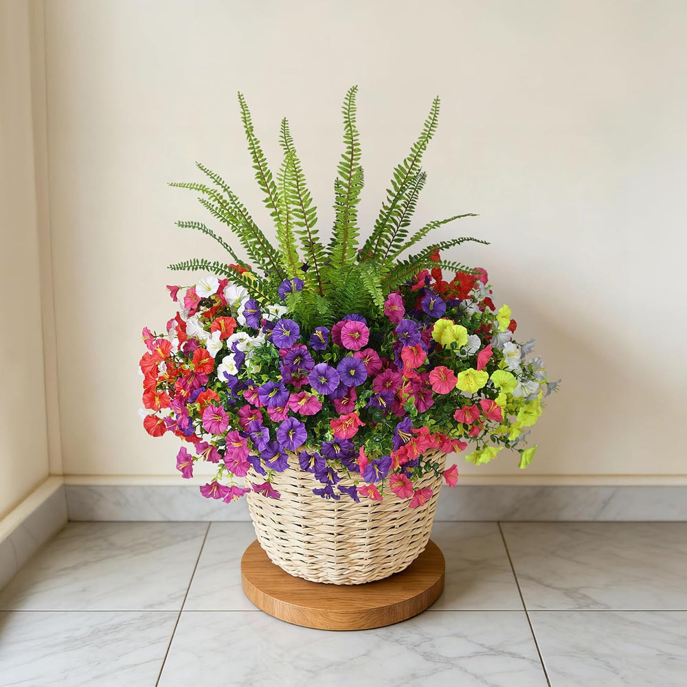 Artificial Flowers for Outdoors Faux Plants Outside Indoor