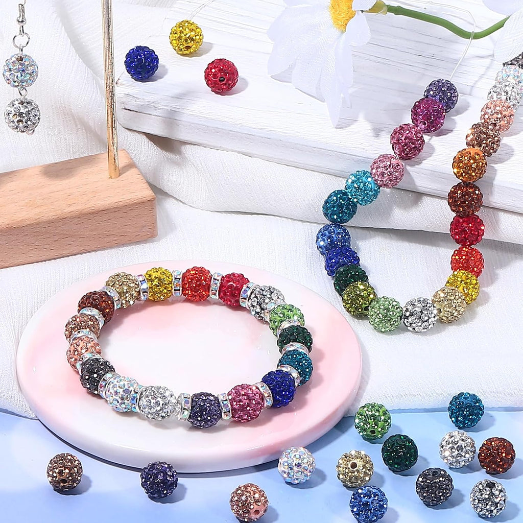 novani 240pcs 10mm 24 colors rhinestone beads for, package contents