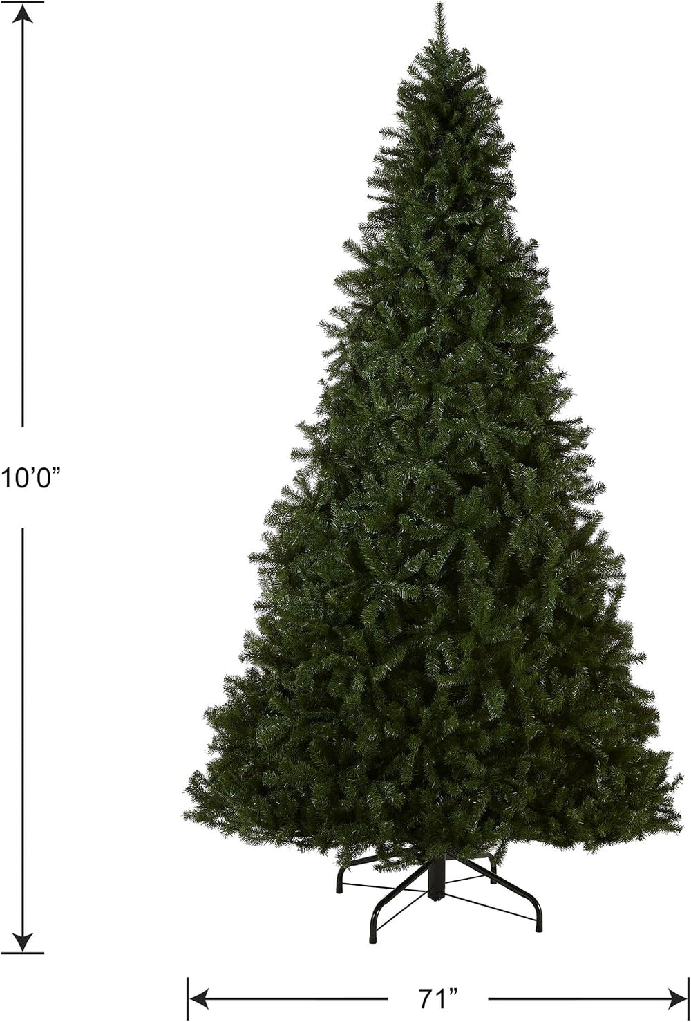 National Tree Company 10ft Unlit North Valley Spruce Christmas Tree