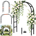 Thickened Rustproof Garden Arch Metal Trellis for Climbing Plants
