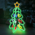 Christmas Neon Sign, 3D Acrylic LED Tree Light, Tabletop Decor