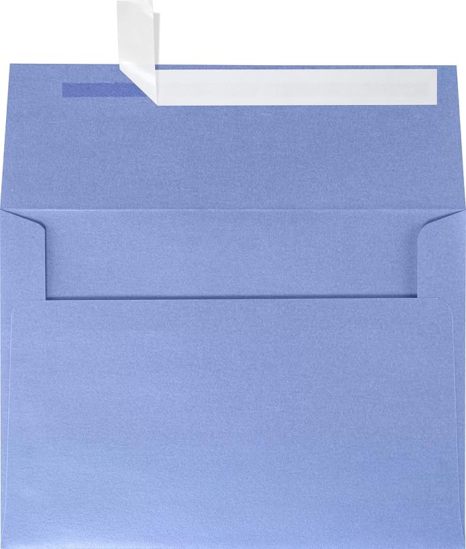 LUXPaper A7 Invitation Envelopes | Peel & Press | 5 1/4" x 7 1/4" | Vista Metallic | 80lb. Text | 500 Qty