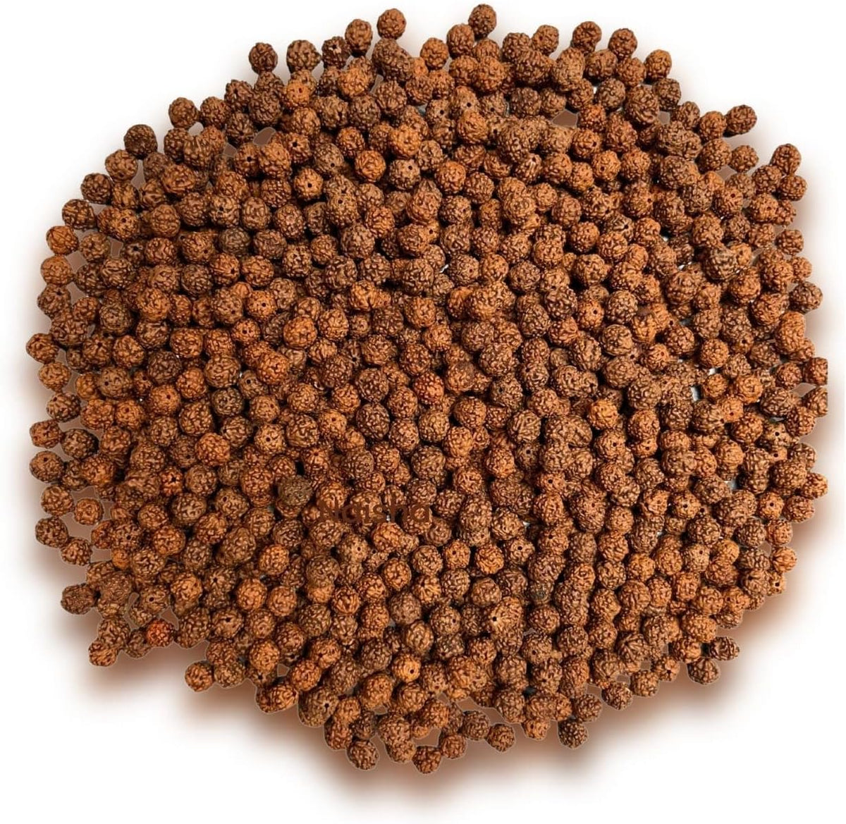 NAISHA 1001 Pcs Natural Rudraksha Beads, 8mm Loose Mala Jewelry Making