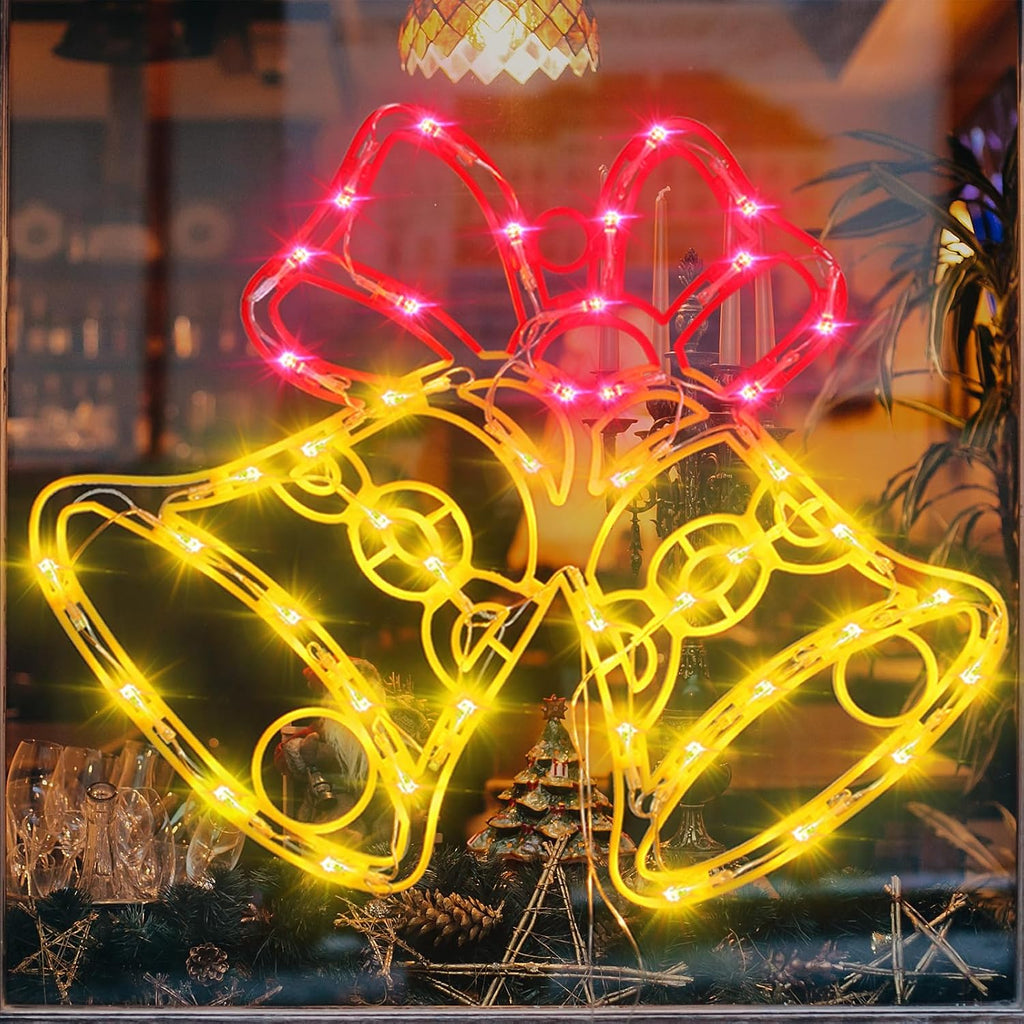 trwymz 16" christmas window silhouette lights decorations, view 11