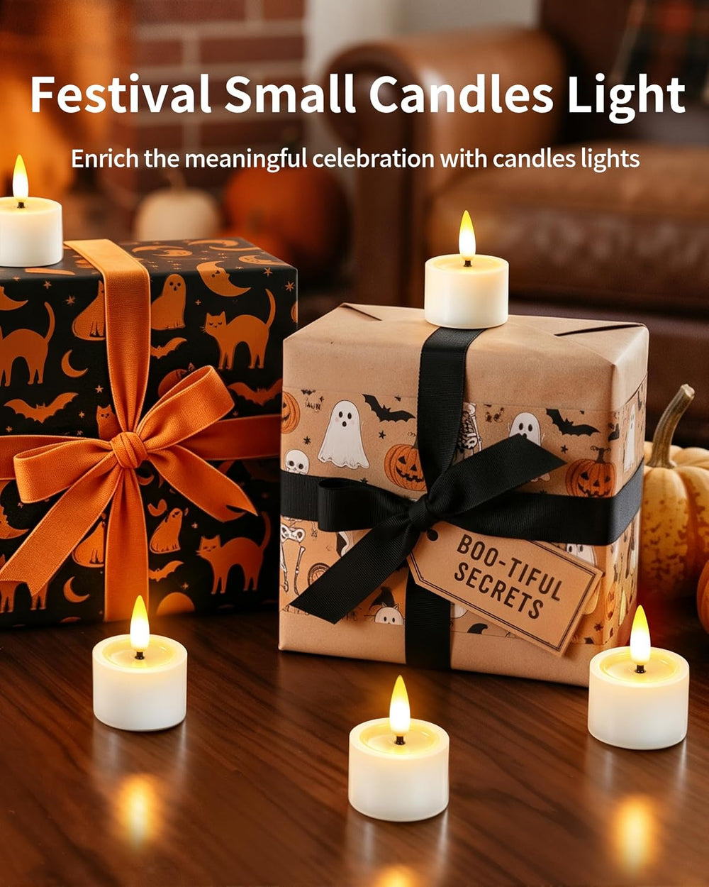 12 Pack Rechargeable Tea Lights Candles with Charging Base & Remote Timer