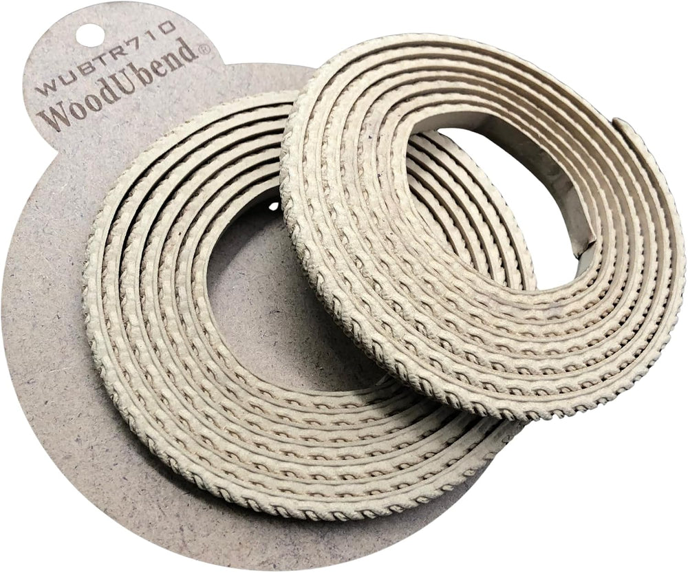 Pack of Two Trims TR710 208x1cm Heat Bendable & Flexible Wood Trims - DIY...