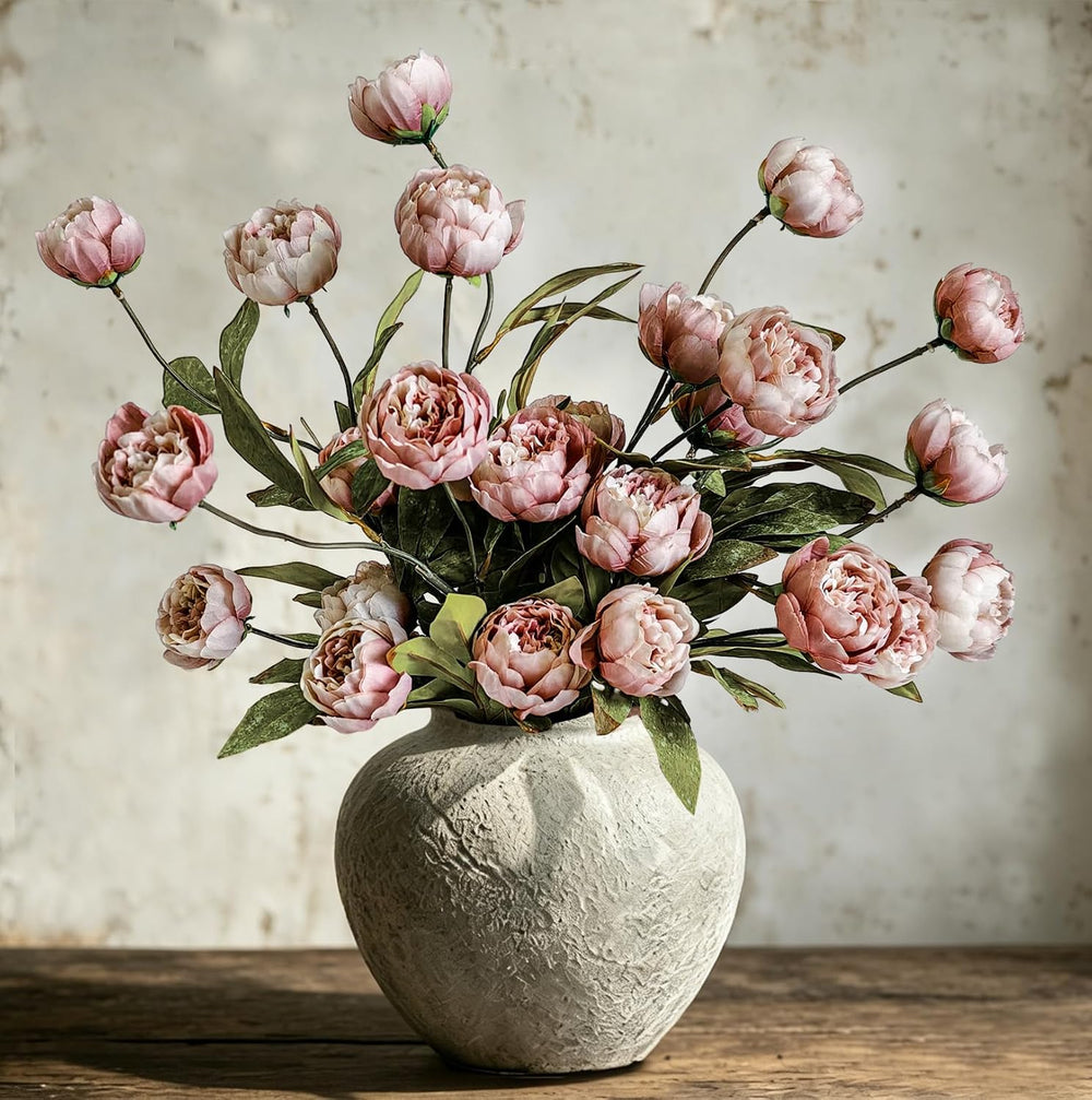 6Pcs Viral Peony Artificial Flowers for Vase