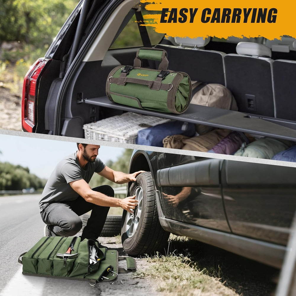 Tool Bag Roll Up, UUP Heavy Duty Portable Soft Tool Storage Gifts for Men