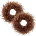 Cindeer 2 Pack 20" Fall Boxwoods Wreaths for Front Door Autumn Wreath