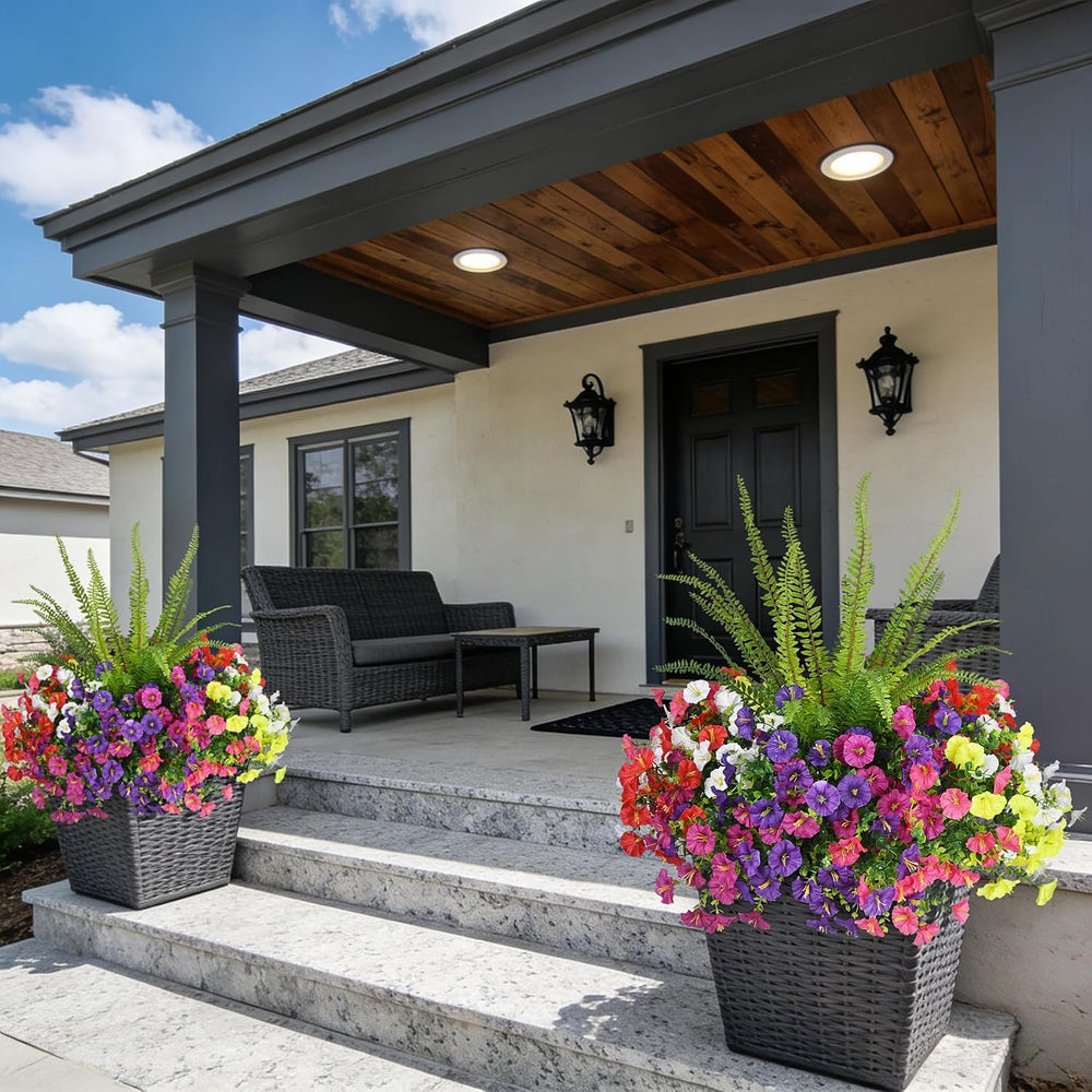 Artificial Flowers for Outdoors Faux Plants Outside Indoor