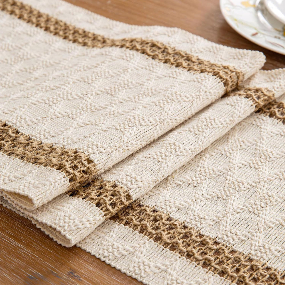Niviy Boho Table Runner for House Decor 132 Inches Long Farmhouse Macrame Tab...