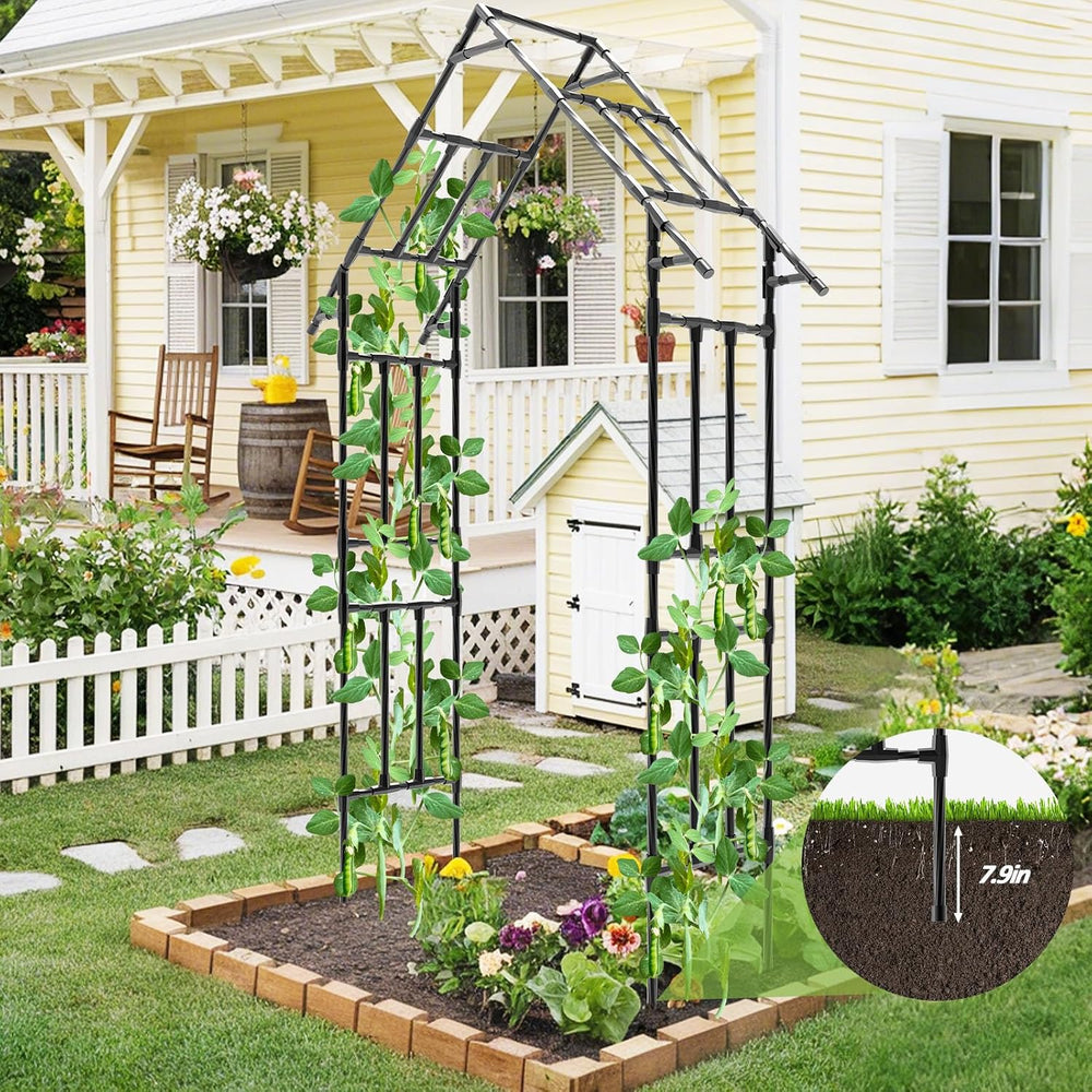 Garden Arch Trellis -48" L *98" H，Gothic Abor Trellis with Reinforc...