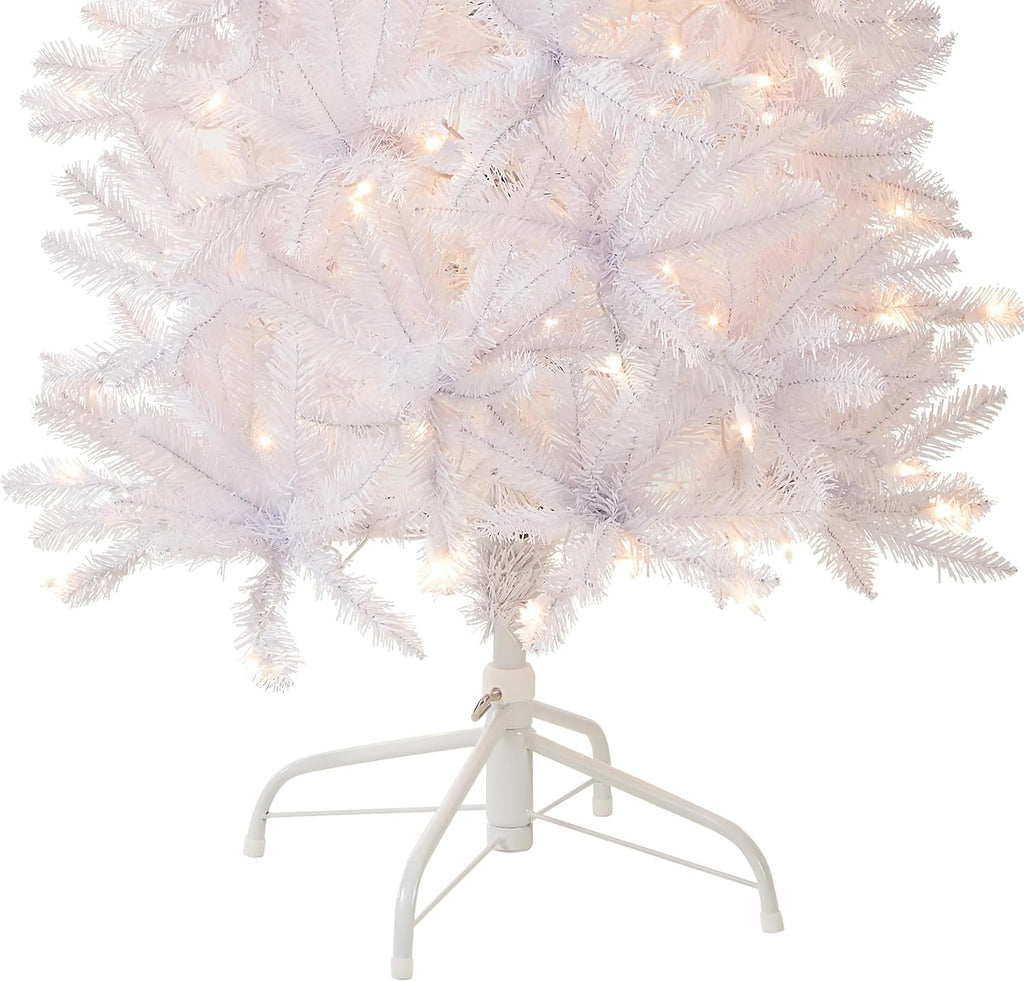 national tree company 6.5ft pre-lit kingswood fir slim, close-up detail