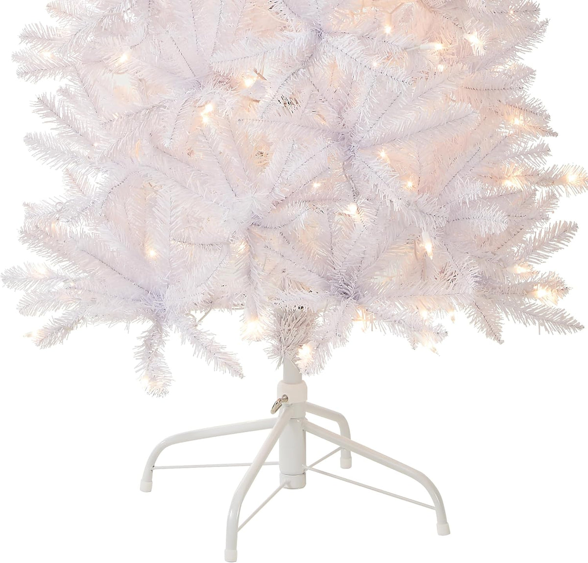 national tree company 6.5ft pre-lit kingswood fir slim, close-up detail