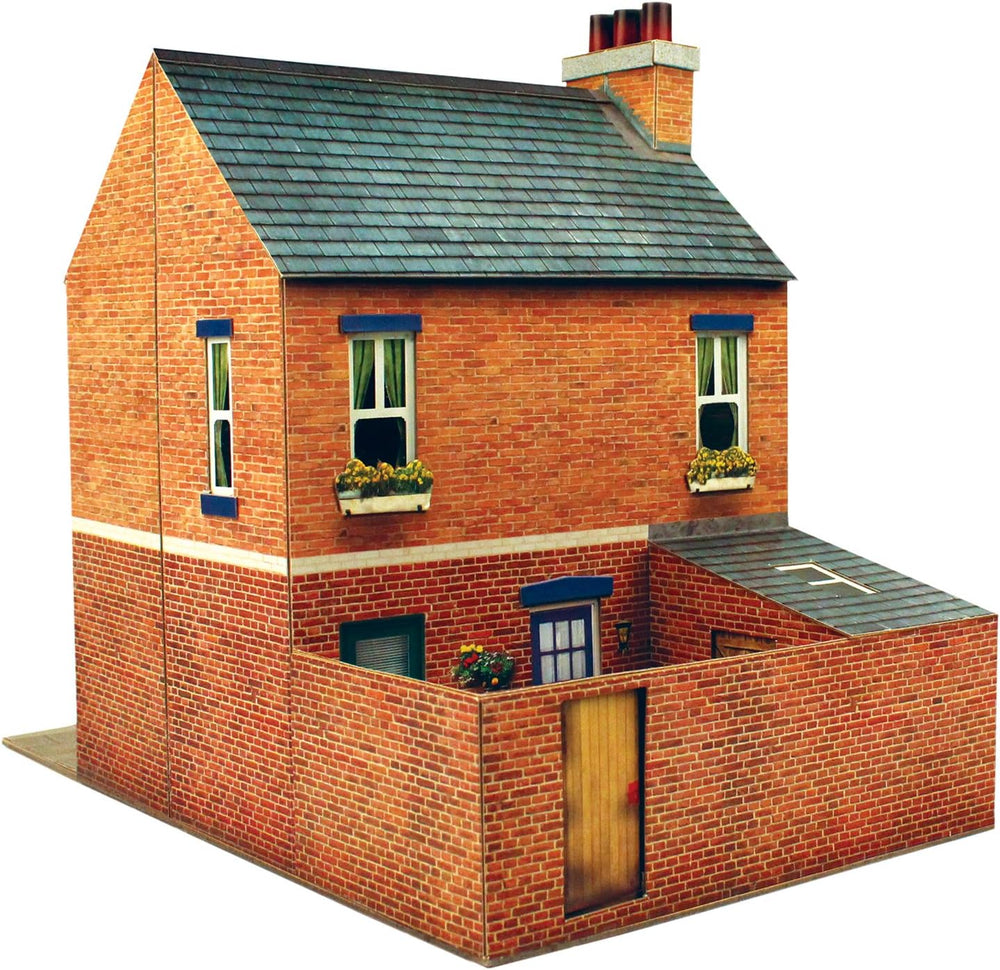 Cardboard Model Building Kit, O Scale 1:48 Railroad Layout Buildings & Ac...