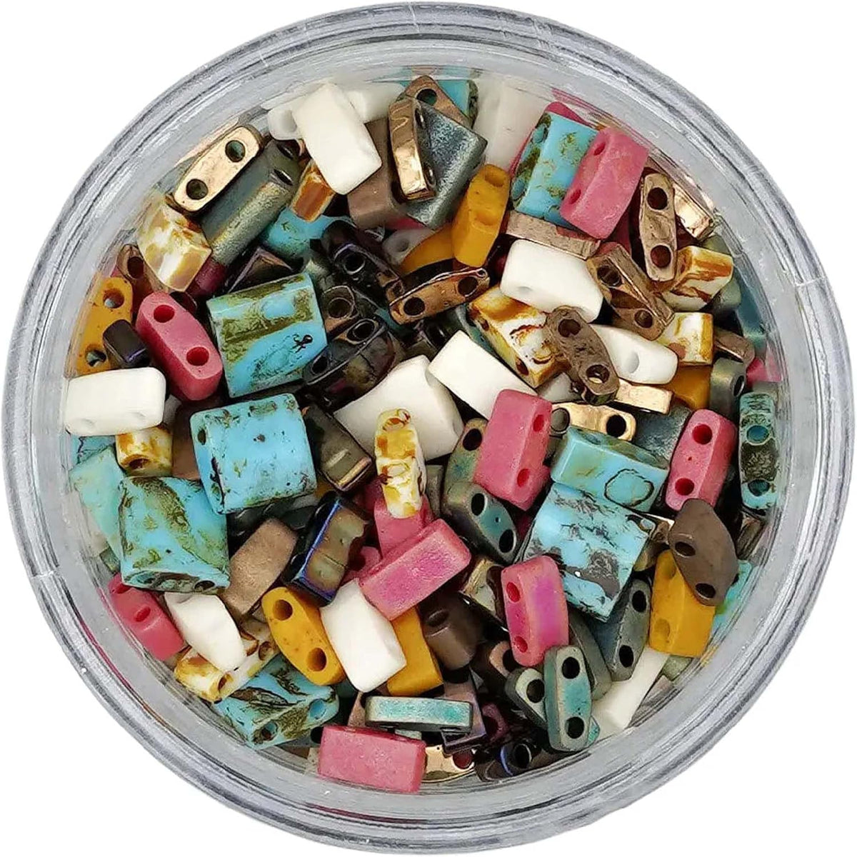 Mack & Rex Tila Bead Mixes (Beachy) - Full, Half & Quarter Tila Beads