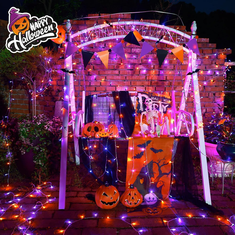 QITONG Halloween Lights Outdoor Waterproof, 165ft 500 LED Led Lights