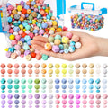 Hotop 624 Pcs Silicone Beads, 48 Colors for Jewelry Making, Candy Color