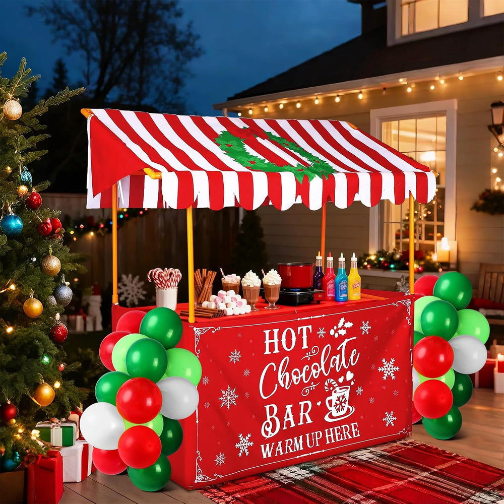 SmoothNovelty Christmas Hot Chocolate Bar Stand Decor Supplies Kit Warm up He...