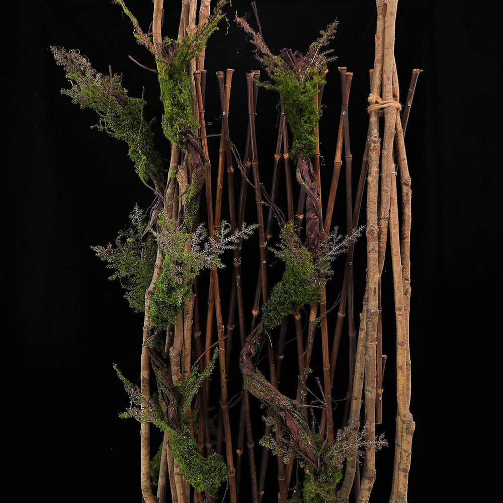 78" Large Bendable Fake Tree Trunk Branch Wall Hanging Moss Vine