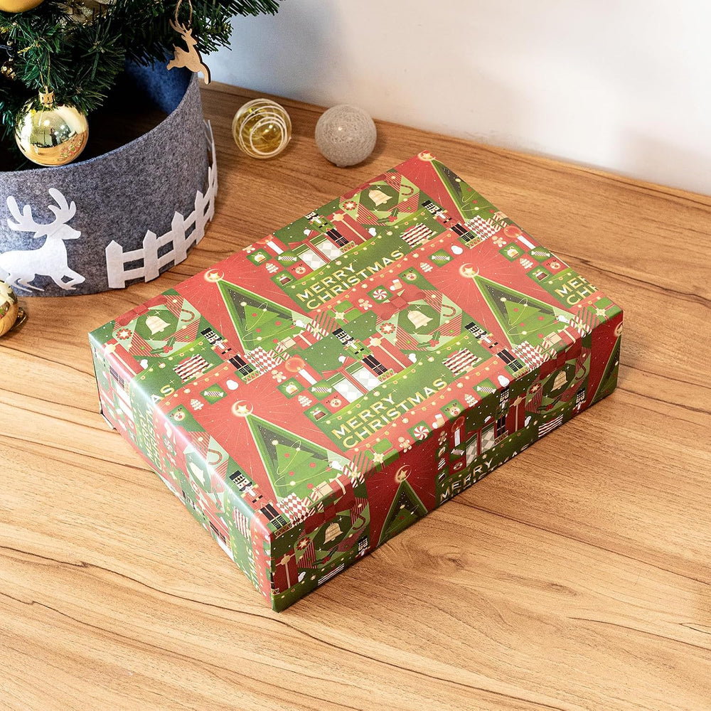 Mefleet 25 Pack 14x10x4 Large Gift Boxes with Lids Deep Shirt Robe Box Bulk