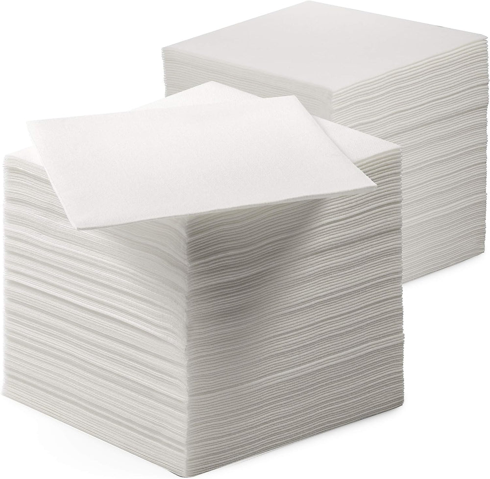 200 Linen-Feel Beverage Napkins - Disposable Cocktail Napkins, Made In USA - ...