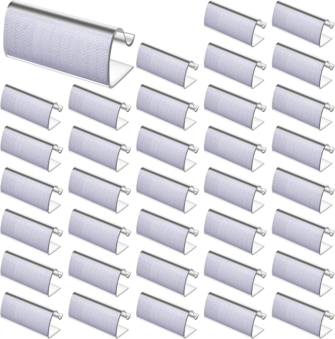 150 Pieces Table Skirting Clips Clear Tablecloth Clips for Indoor Outdoor Events Wedding Meeting Party Picnic Banquet