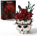 Skull Building Set for Adult Gothic Horror Skeleton Decor