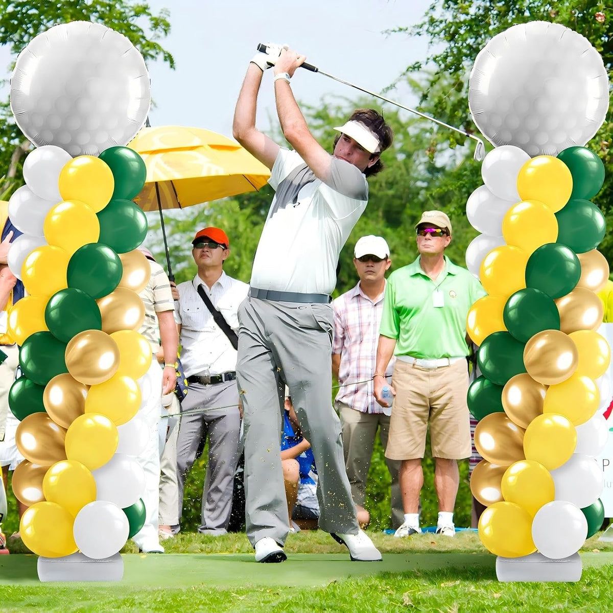 Kasyat 2 Sets Golf Balloon Column Stand Kit