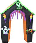 9 FT Tall LED Lighted Halloween Inflatable Castle