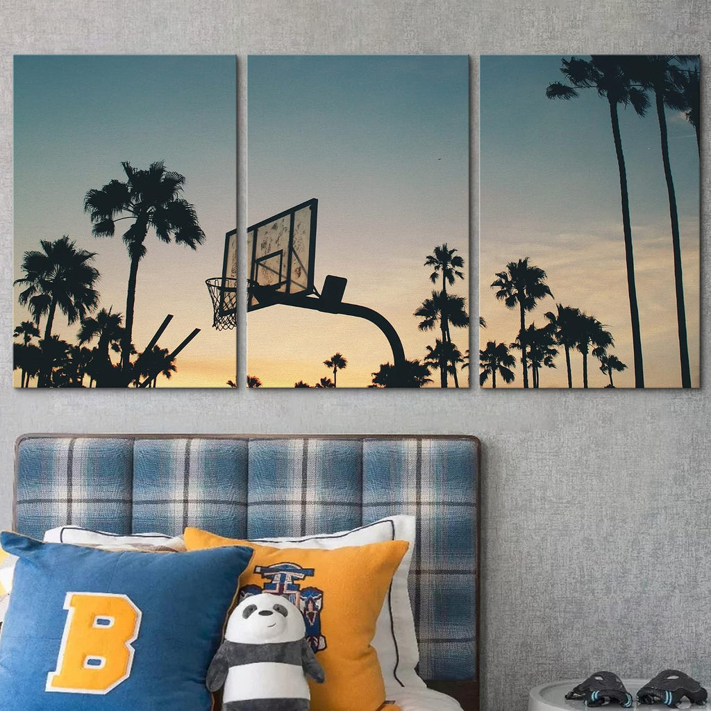 wall26 - 3 piece canvas wall art shown in use