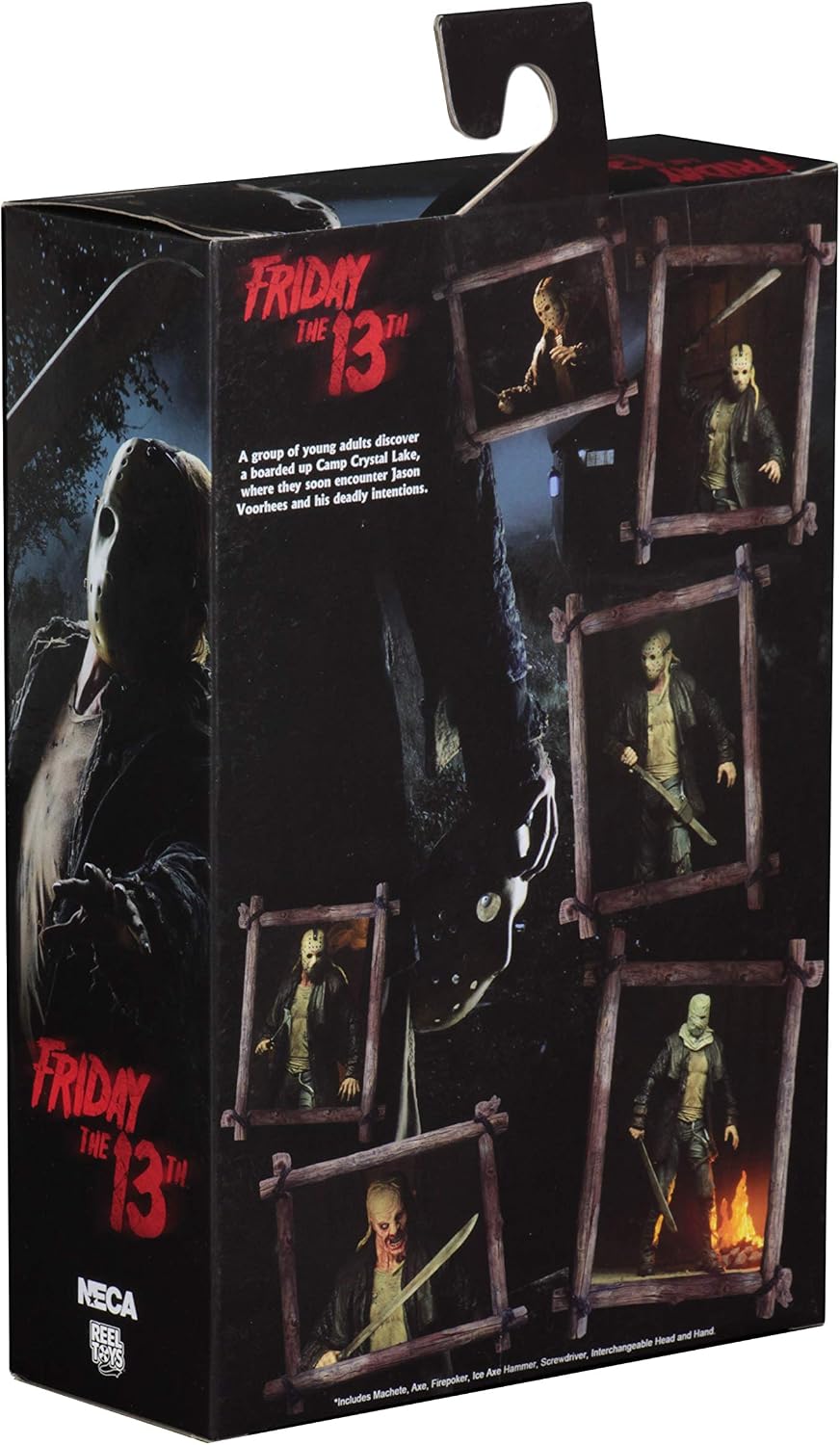 neca - friday the 13th - 7” scale, side view